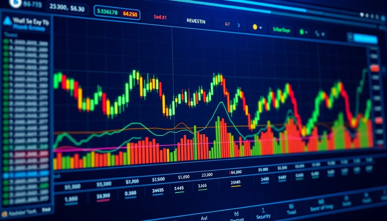 AICoin platform displaying real-time crypto market data with dynamic charts and security icons for safe trading and analysis.