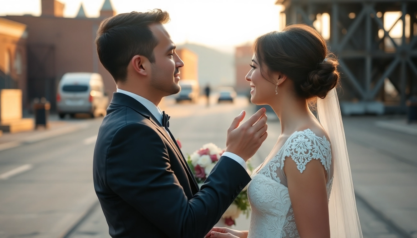Photographe mariage Seraing capturing authentic moments in scenic industrial setting, professional wedding photography in Belgium.