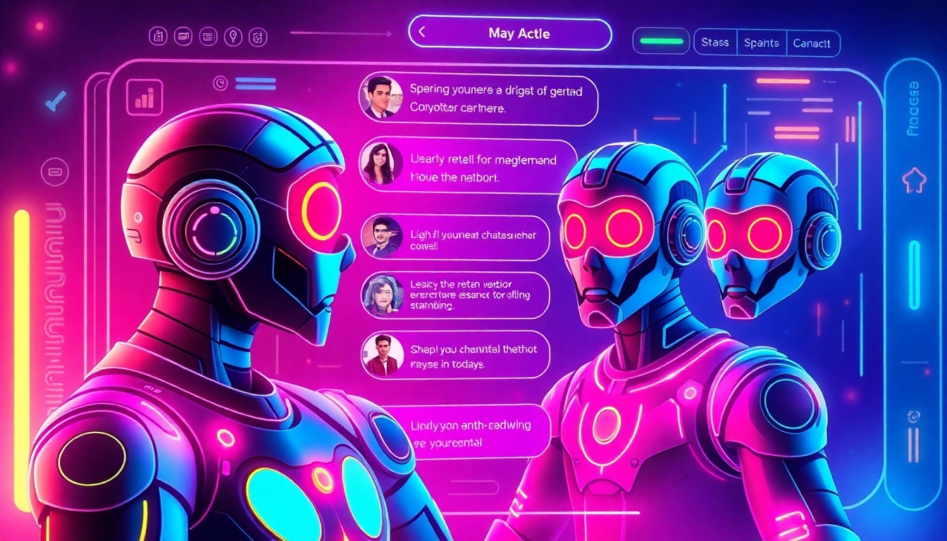 Engaging Spicy AI Chat interaction with realistic avatars and vibrant visuals to enhance user experience and immersion.