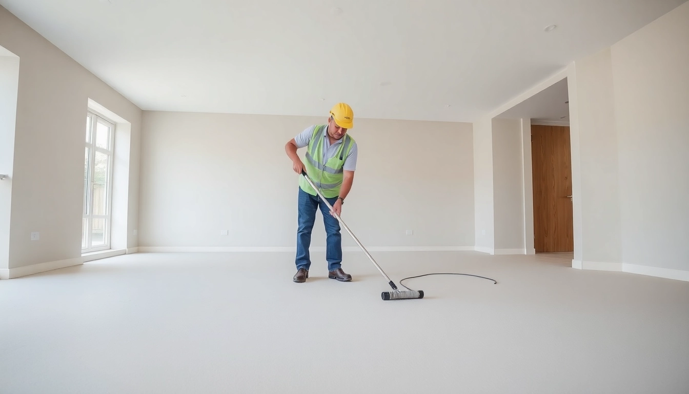 Experienced team specializes in liquid screeding Birmingham for efficient underfloor heating